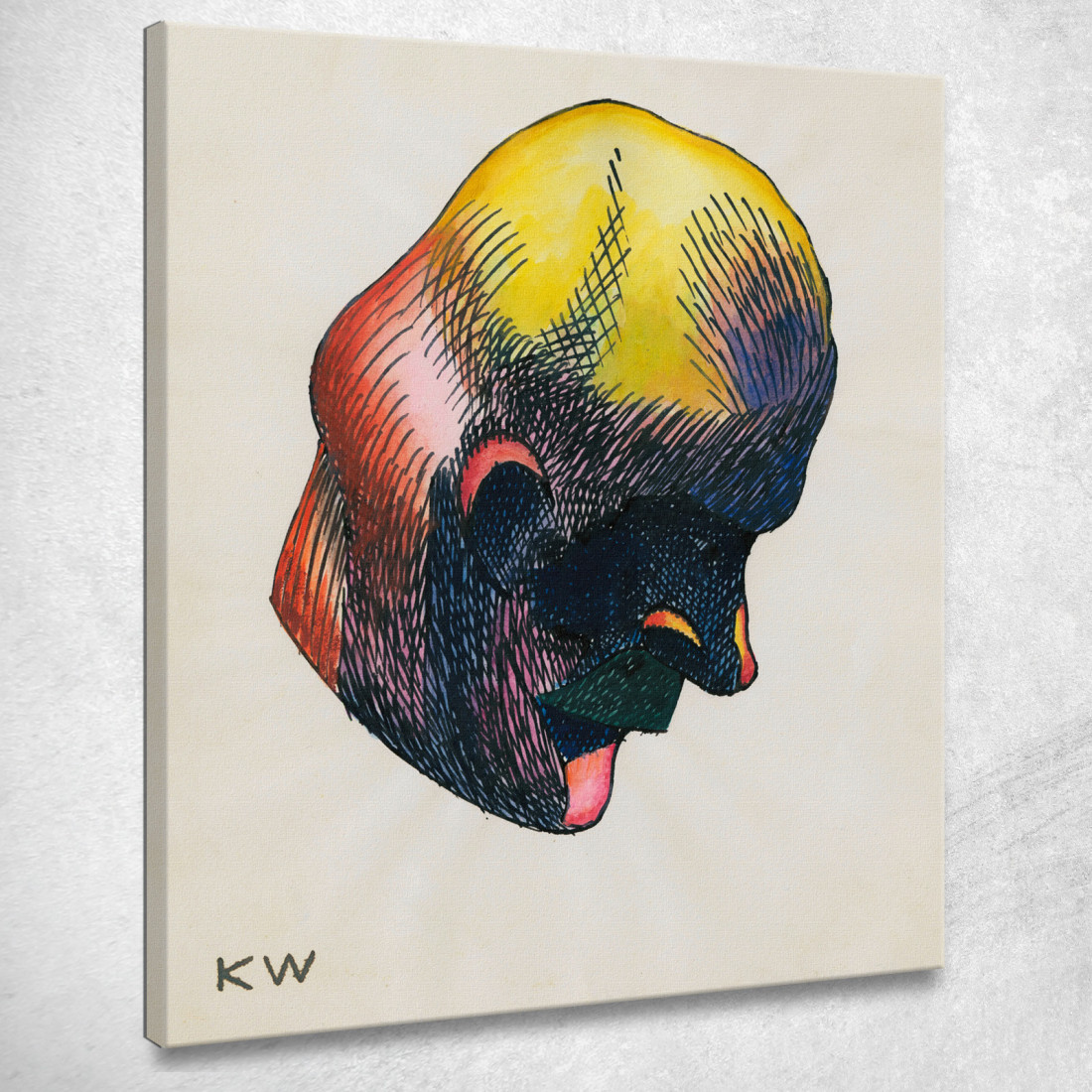 Studio Principale Dal Profilo 10 Fogli Graz Ix Karl Wiener kwn281 quadro stampato su tela Studio Principale Dal Profilo 10 Fogli Graz Ix Karl Wiener kwn281 quadro stampato su tela