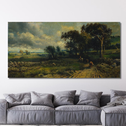 Nuvole Soffici George Inness gin30 quadro stampato su tela