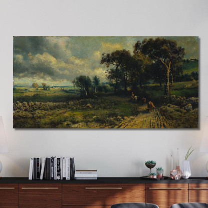 Nuvole Soffici George Inness gin30 quadro stampato su tela