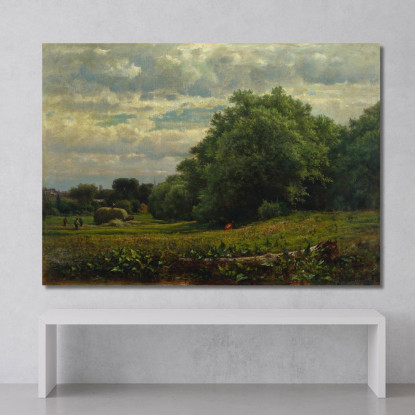 Tempo Di Raccolto George Inness gin36 quadro stampato su tela
