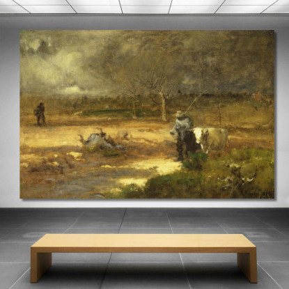 Verso Casa George Inness gin38 quadro stampato su tela