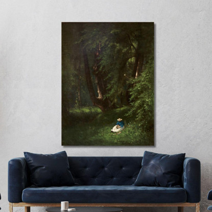 Nel Bosco George Inness gin41 quadro stampato su tela