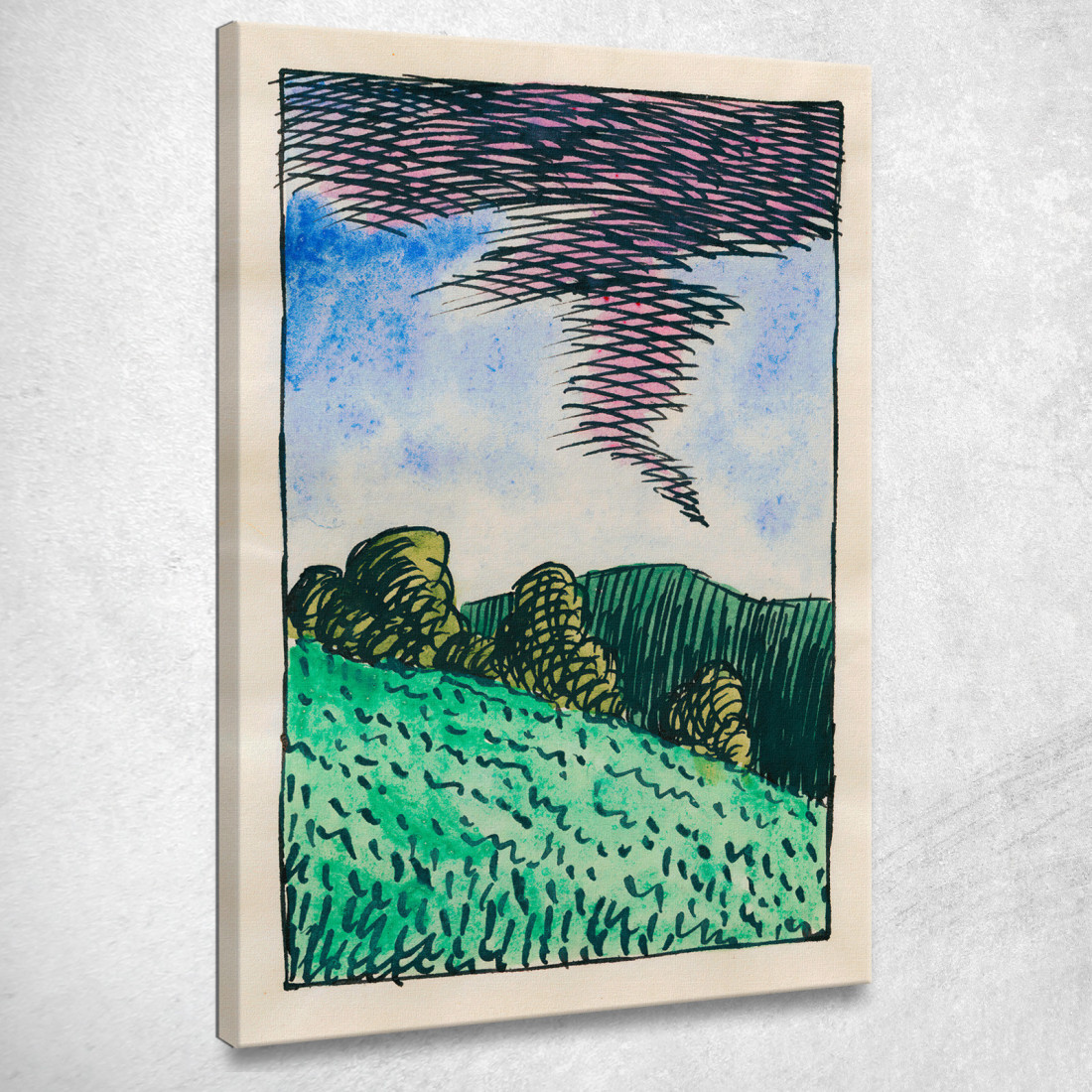 Studio Principale Dal Profilo 10 Fogli Graz Xi Karl Wiener kwn286 quadro stampato su tela Studio Principale Dal Profilo 10 Fogli Graz Xi Karl Wiener kwn286 quadro stampato su tela