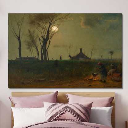 Chiaro Di Luna In Virginia George Inness gin61 quadro stampato su tela