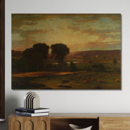 Pace E Abbondanza George Inness gin75 quadro stampato su tela