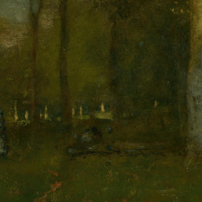 Picnic Nei Boschi Montclair New Jersey George Inness gin76 quadro stampato su tela