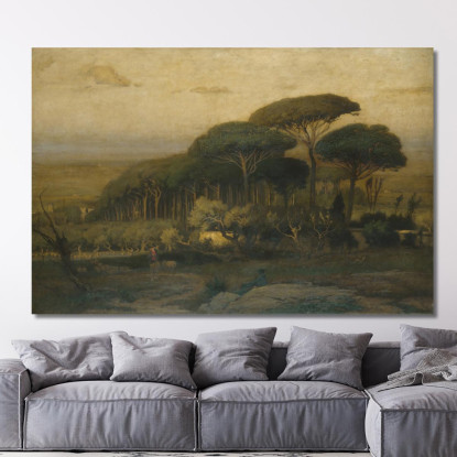 Boschetto Di Pini Della Villa Barberini George Inness gin77 quadro stampato su tela