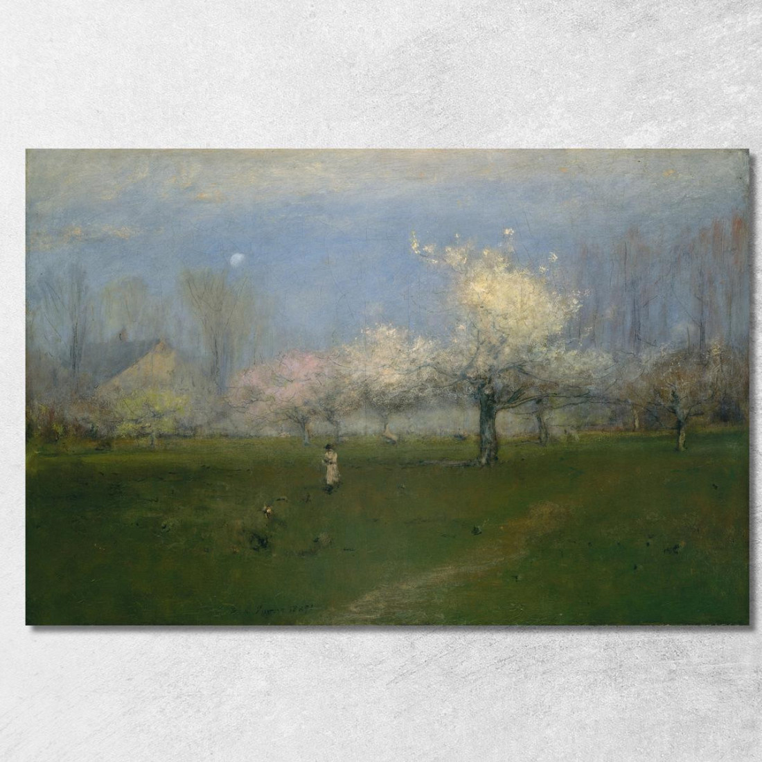 Fiori Primaverili Montclair New Jersey George Inness gin81 quadro stampato su tela Fiori Primaverili Montclair New Jersey George Inness gin81 quadro stampato su tela