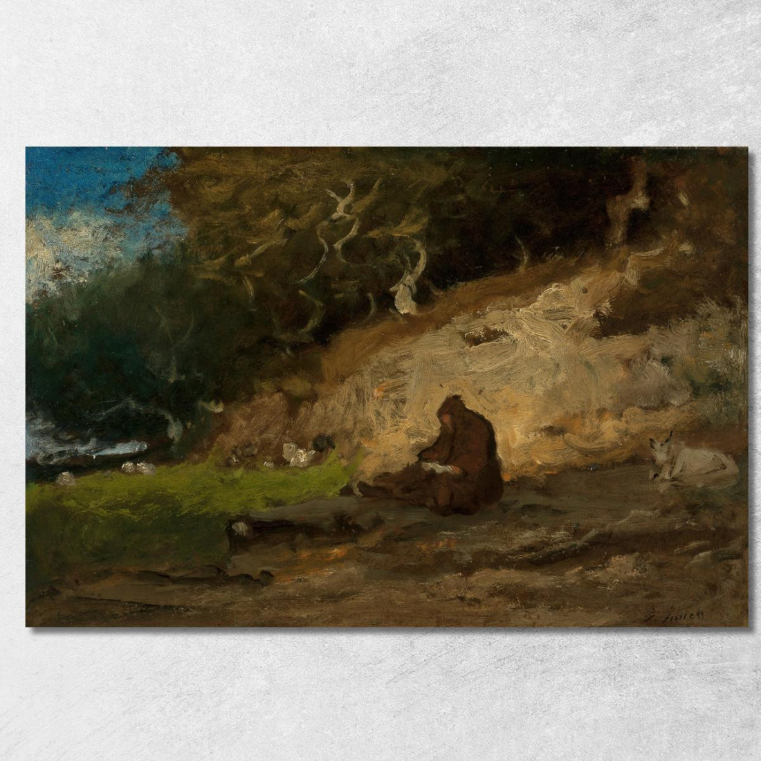 L'Eremita George Inness gin91 quadro stampato su tela L'Eremita George Inness gin91 quadro stampato su tela