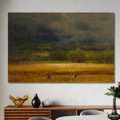 Il Campo Di Grano George Inness gin103 quadro stampato su tela