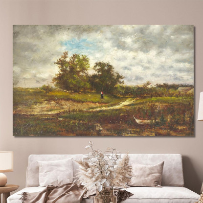 Pascio In Collina George Inness gin107 quadro stampato su tela