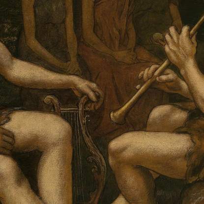 Apollo E Marsia Hans Thoma hth11 quadro stampato su tela