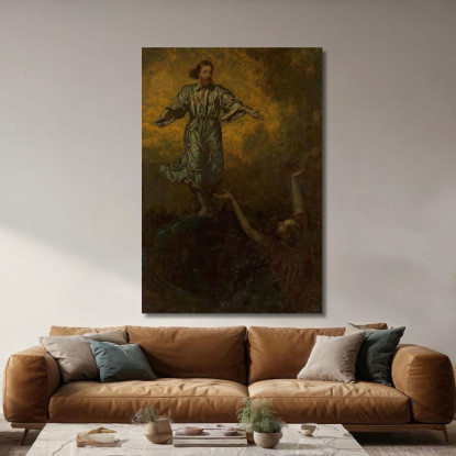 Cristo E San Pietro Hans Thoma hth20 quadro stampato su tela
