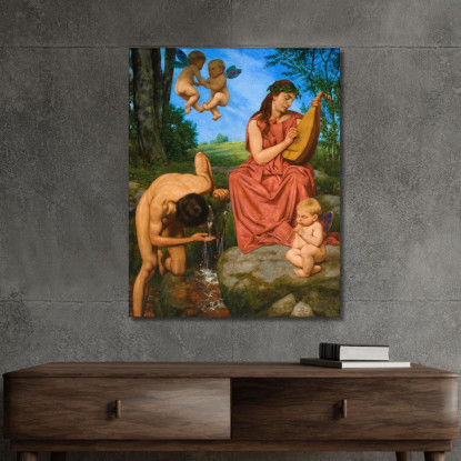 La Fonte Hans Thoma hth27 quadro stampato su tela