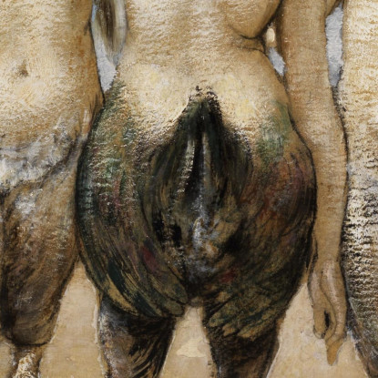 Otto Donne Danzanti Con Corpi Di Uccello Hans Thoma hth32 quadro stampato su tela