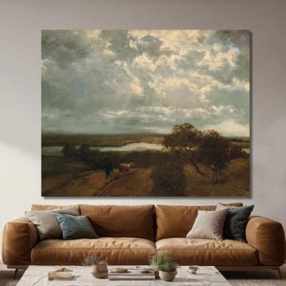 Paesaggio Del Meno Hans Thoma hth50 quadro stampato su tela