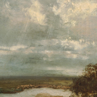 Paesaggio Del Meno Hans Thoma hth50 quadro stampato su tela