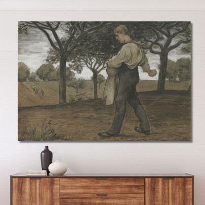 Seminatore Hans Thoma hth69 quadro stampato su tela