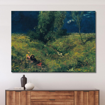 Estate Hans Thoma hth72 quadro stampato su tela