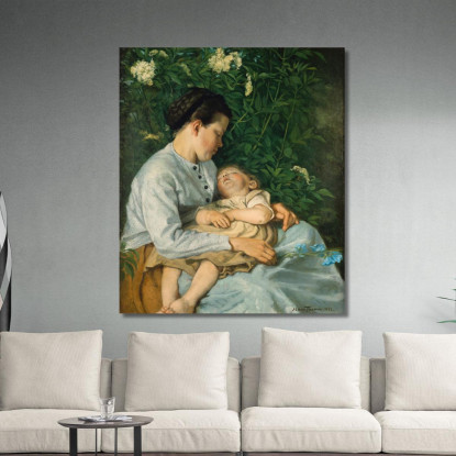 Sotto Il Sambuco Hans Thoma hth85 quadro stampato su tela