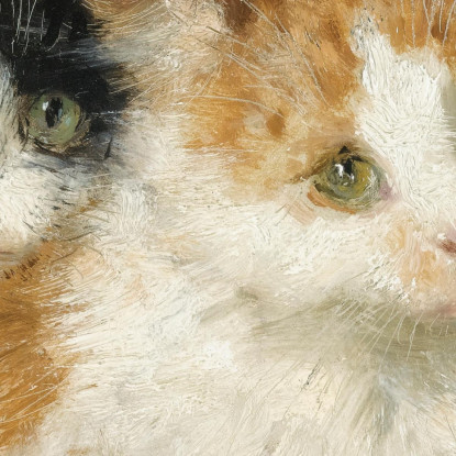 Due Gattini Seduti Su Un Cuscino Henriëtte Ronner-Knip hrk30 quadro stampato su tela