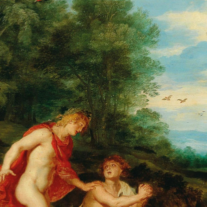 Apollo Che Consola Ciparisso Jan Brueghel the Younger jby16 quadro stampato su tela