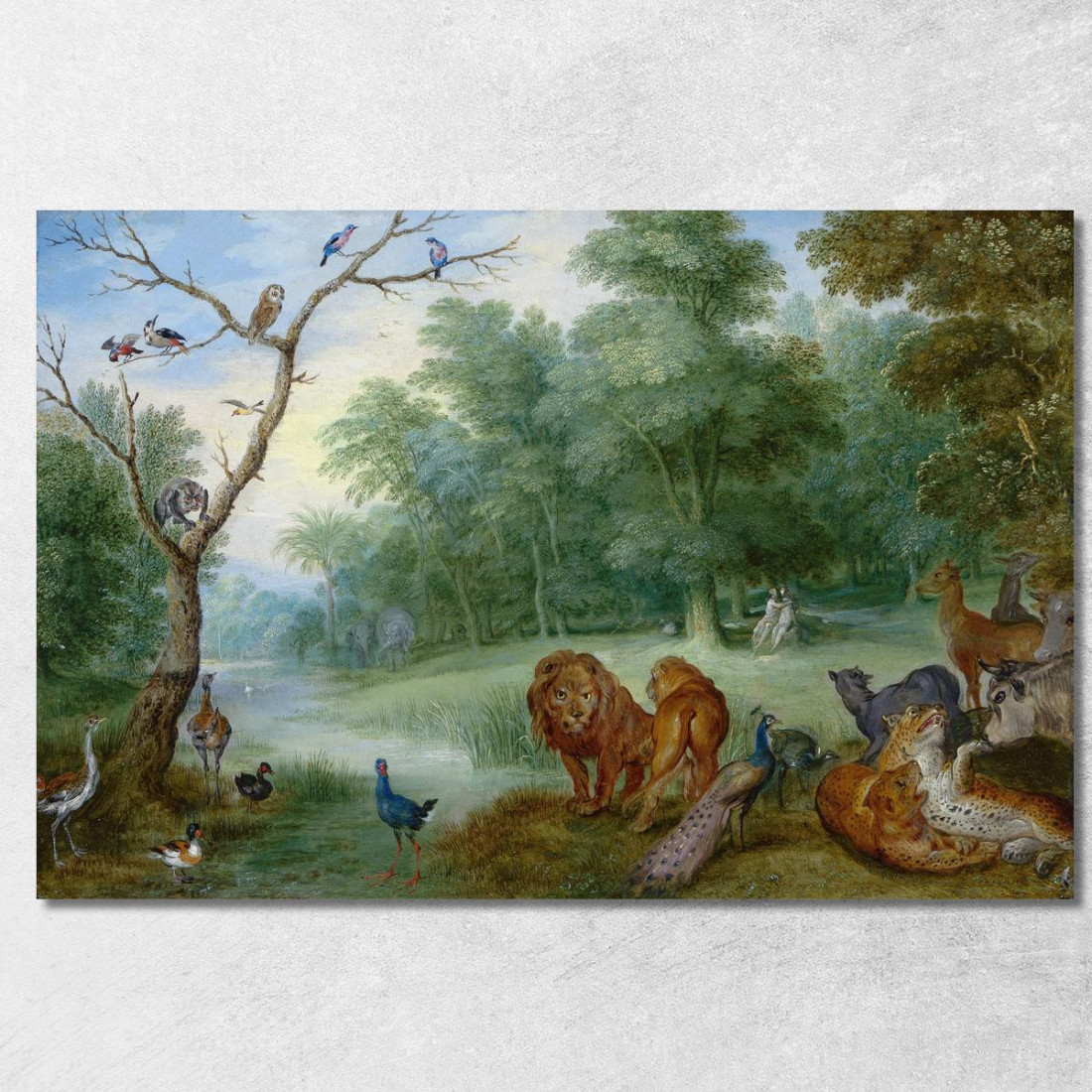 Paradiso Con La Caduta Dell'Uomo Jan Brueghel the Younger jby30 quadro stampato su tela Paradiso Con La Caduta Dell'Uomo Jan Brueghel the Younger jby30 quadro stampato su tela