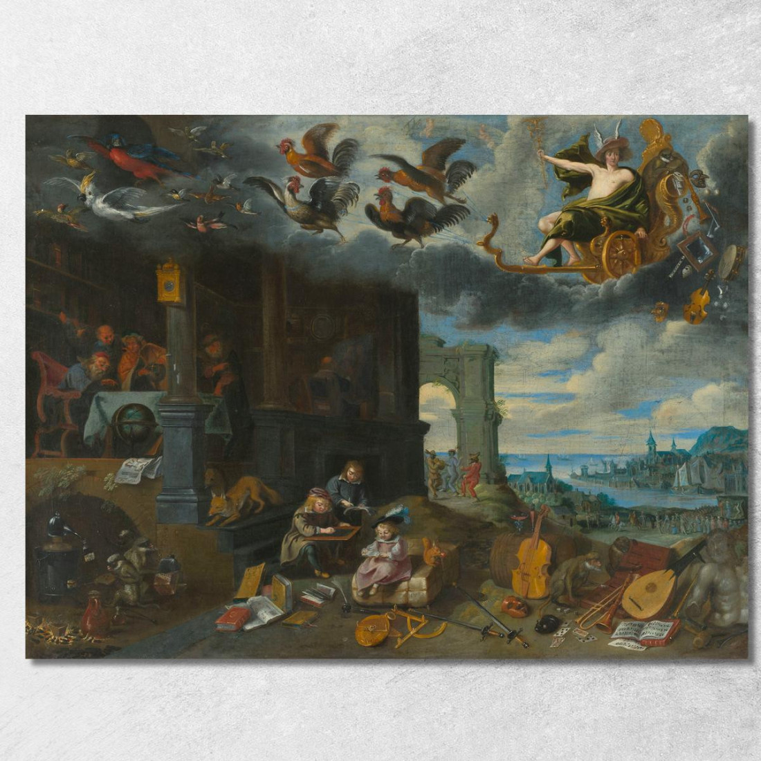I Figli Del Pianeta Mercurio Jan Brueghel the Younger jby35 quadro stampato su tela I Figli Del Pianeta Mercurio Jan Brueghel the Younger jby35 quadro stampato su tela