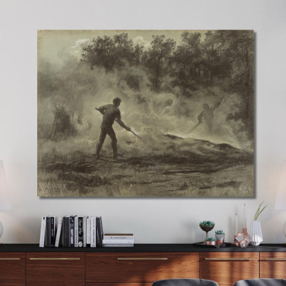Carbonai Rosa Bonheur rbn11 quadro stampato su tela