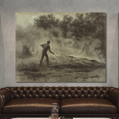Carbonai Rosa Bonheur rbn11 quadro stampato su tela