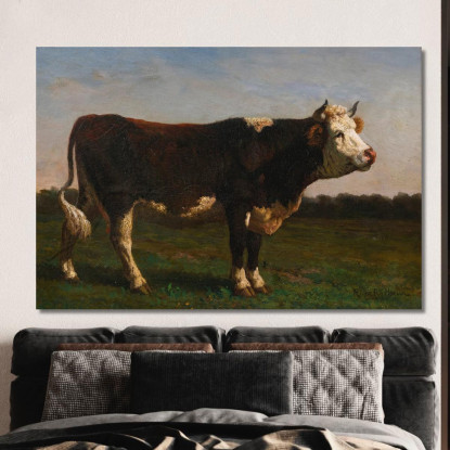 Il Re Della Mandria Rosa Bonheur rbn22 quadro stampato su tela