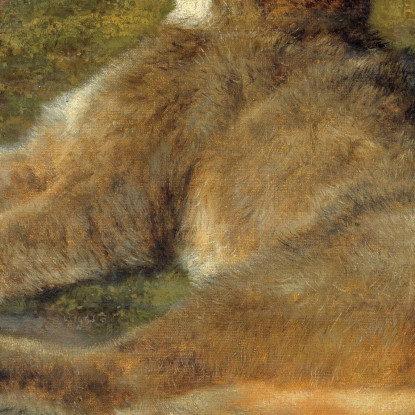 Gatto Selvatico Rosa Bonheur rbn66 quadro stampato su tela