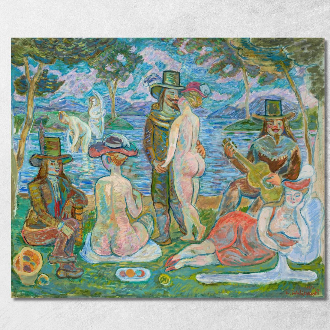 Banchetto 2 Zygmunt Waliszewski zwl2 quadro stampato su tela Banchetto 2 Zygmunt Waliszewski zwl2 quadro stampato su tela