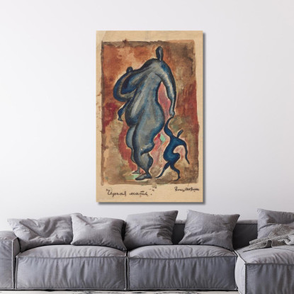 Madre Nera Zygmunt Waliszewski zwl4 quadro stampato su tela
