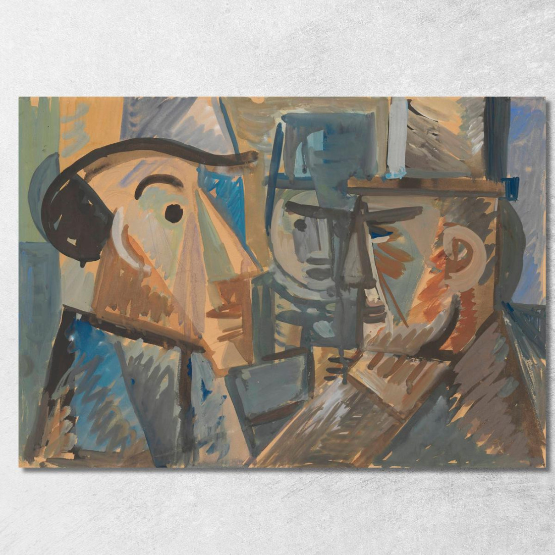 Conversazione Zygmunt Waliszewski zwl8 quadro stampato su tela Conversazione Zygmunt Waliszewski zwl8 quadro stampato su tela