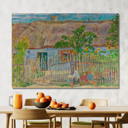 Casetta Zygmunt Waliszewski zwl9 quadro stampato su tela