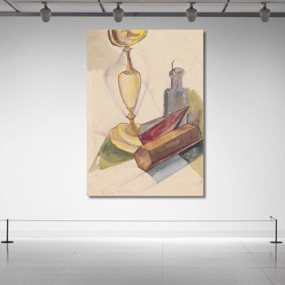 Natura Morta Cubista Zygmunt Waliszewski zwl11 quadro stampato su tela
