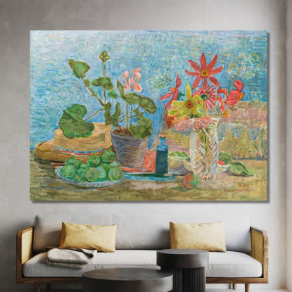 Fiori E Frutta Zygmunt Waliszewski zwl16 quadro stampato su tela