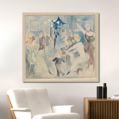 Sartine Zygmunt Waliszewski zwl38 quadro stampato su tela
