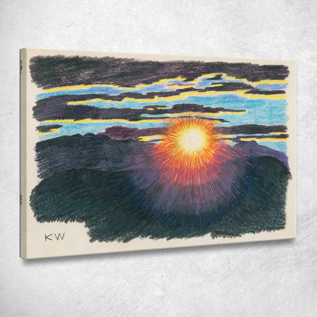 Studio Sulla Natura Xvi Karl Wiener kwn401 quadro stampato su tela Studio Sulla Natura Xvi Karl Wiener kwn401 quadro stampato su tela