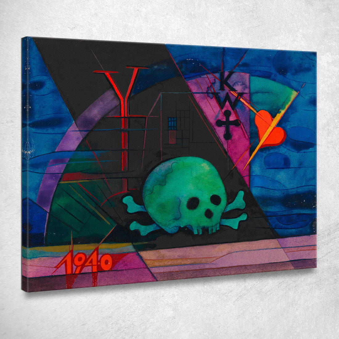 Senza Titolo 4 Karl Wiener kwn443 quadro stampato su tela Senza Titolo 4 Karl Wiener kwn443 quadro stampato su tela