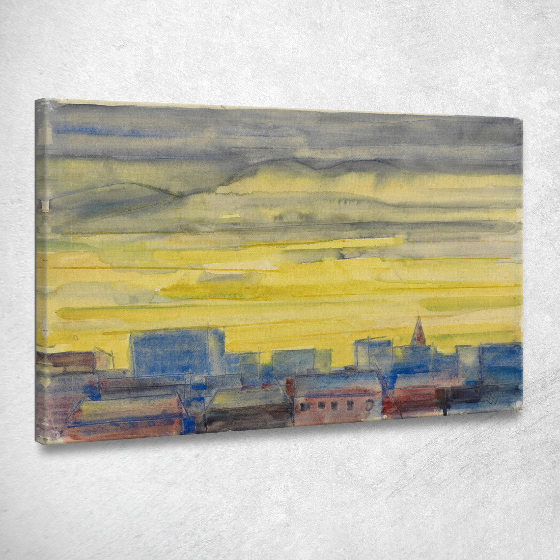 Fila Di Case Senza Titolo A Vienna Karl Wiener kwn536 quadro stampato su tela Fila Di Case Senza Titolo A Vienna Karl Wiener kwn536 quadro stampato su tela