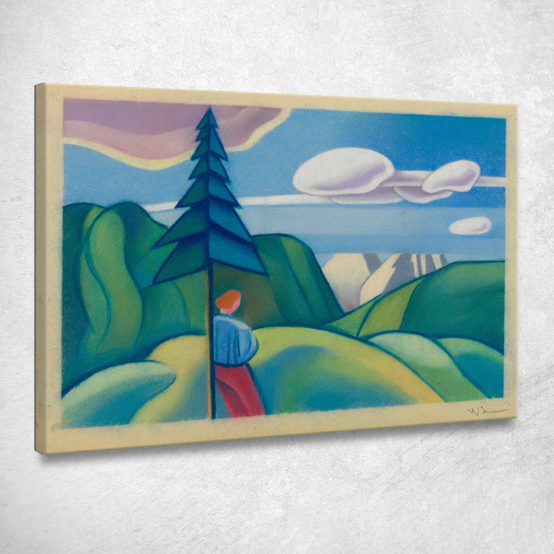 Senza Titolo Iv 2 Karl Wiener kwn546 quadro stampato su tela Senza Titolo Iv 2 Karl Wiener kwn546 quadro stampato su tela