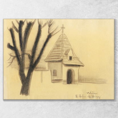 Santo Stefano Karl Wiener kwn678 quadro stampato su tela