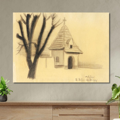 Santo Stefano Karl Wiener kwn678 quadro stampato su tela