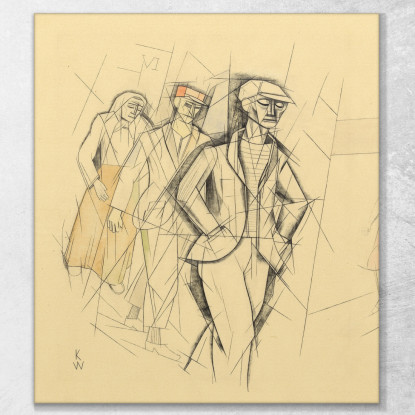 Il Dannato Karl Wiener kwn691 quadro stampato su tela