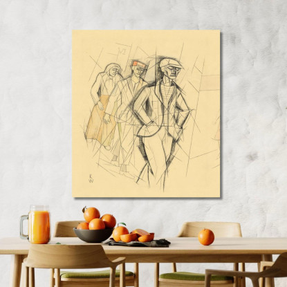 Il Dannato Karl Wiener kwn691 quadro stampato su tela