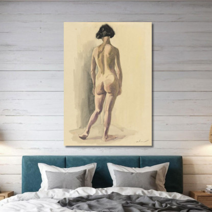 Nudo Femminile Vii Karl Wiener kwn745 quadro stampato su tela