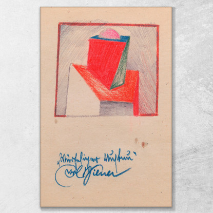 Struttura Cubica Karl Wiener kwn782 quadro stampato su tela