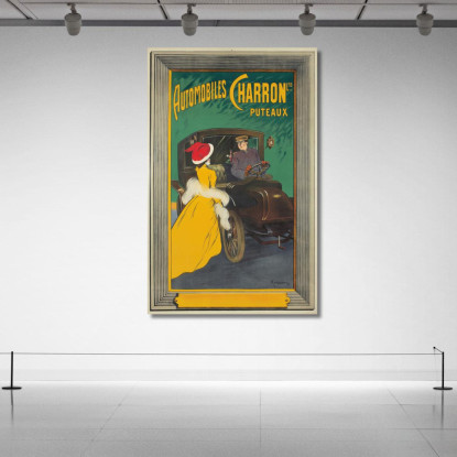 Automobiles Charron Ltd. Leonetto Cappiello lcp9 quadro stampato su tela